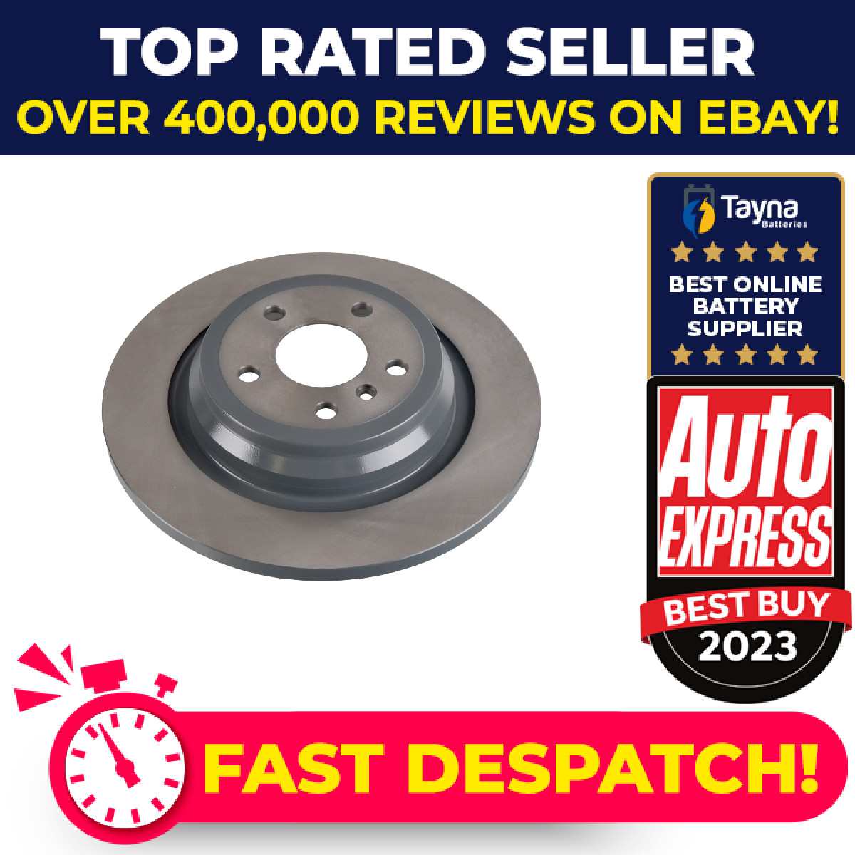 2x Brake Discs Pair Solid fits MERCEDES GLE400 C292 3.0 Rear 15 to 19 325mm Set