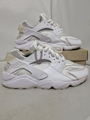 Nike Air Huarache Größe 10 UK Herren Weiß Sneaker EUR 45 US 11 DD1068 102