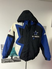 VTG 90s Dallas Cowboys NFL Pro Line Apex One jacket black blue nfl mens L