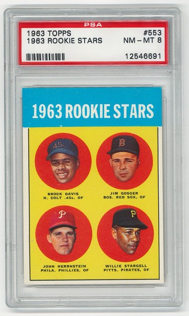1963 Topps PSA 8 #553 1963 Rookies Willie Stargell