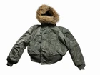Vintage 70s USAF N-2B Flying Bomber Jacket Mens Large US Military Vietnam Coyote