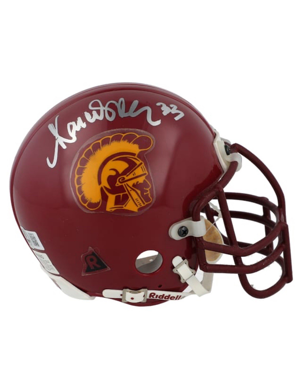 Marcus Allen Autographed Signed USC Trojans Mini Helmet Becket Certified 
