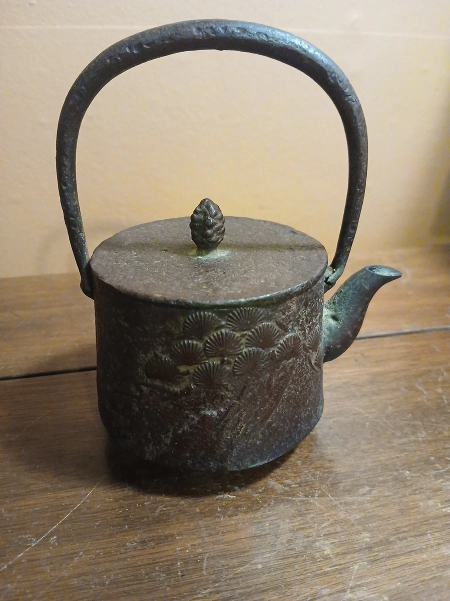 古董原始铁古董日本茶壶| eBay