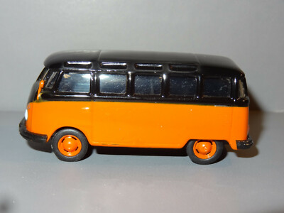 1950-67 VOLKSWAGEN TYPE 2 23-WINDOW SAMBA BUS 1/64 DIECAST DIORAMA