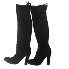 Steve Madden Gorgeous Women's Heeled Thigh High Boots Black Size 7M