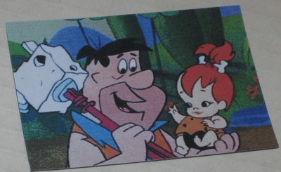 Pebbles Flintstone /"Babysitter Fred/" Floppy Magnet Approx 2/" x 3/"