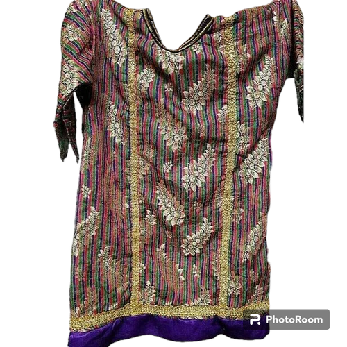 Auténtico pecho étnico vintage indio niño Kurta/Kameez adornado 26" - Imagen 4 de 11