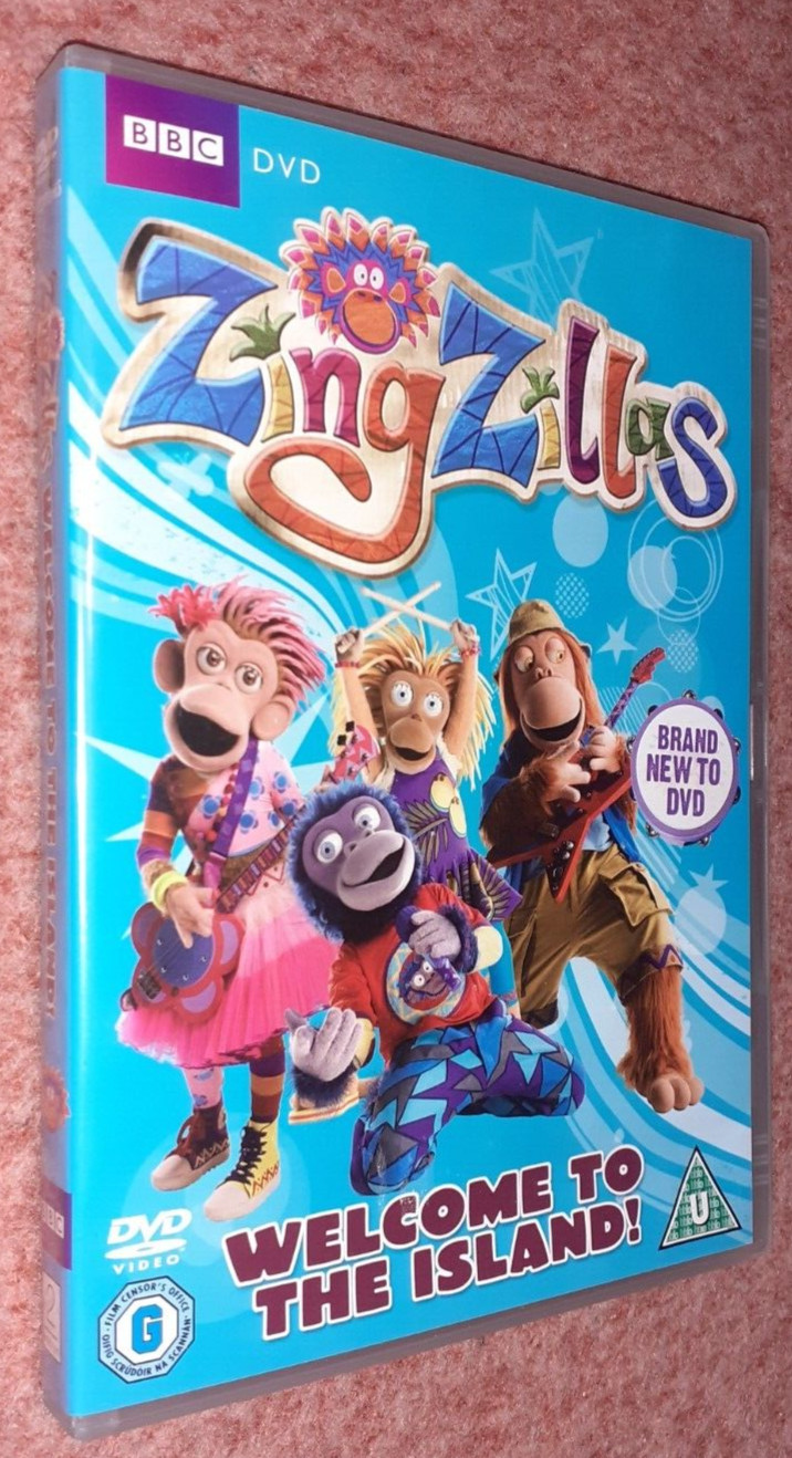 BBC, Zingzillas : Welcome to the Island, Rare UK CBeebies DVD, David Collier
