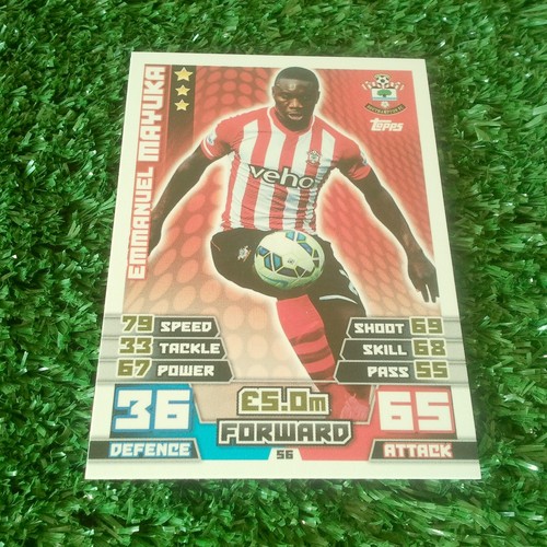 14/15 EXTRA SQUAD UPDATE BASE CARD MAN UTD - WEST HAM MATCH ATTAX 2014 2015 - Picture 20 of 40