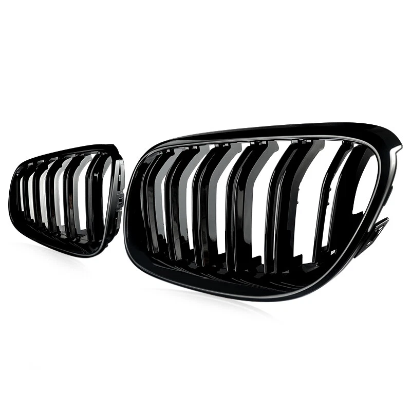 For BMW E92 E93 320i 328i 335i LCI Coupe 2010-13 Front Kidney Grille Gloss Black Foto 3 de 4