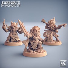 Beetroot Gnomes Miniature  D D DnD 