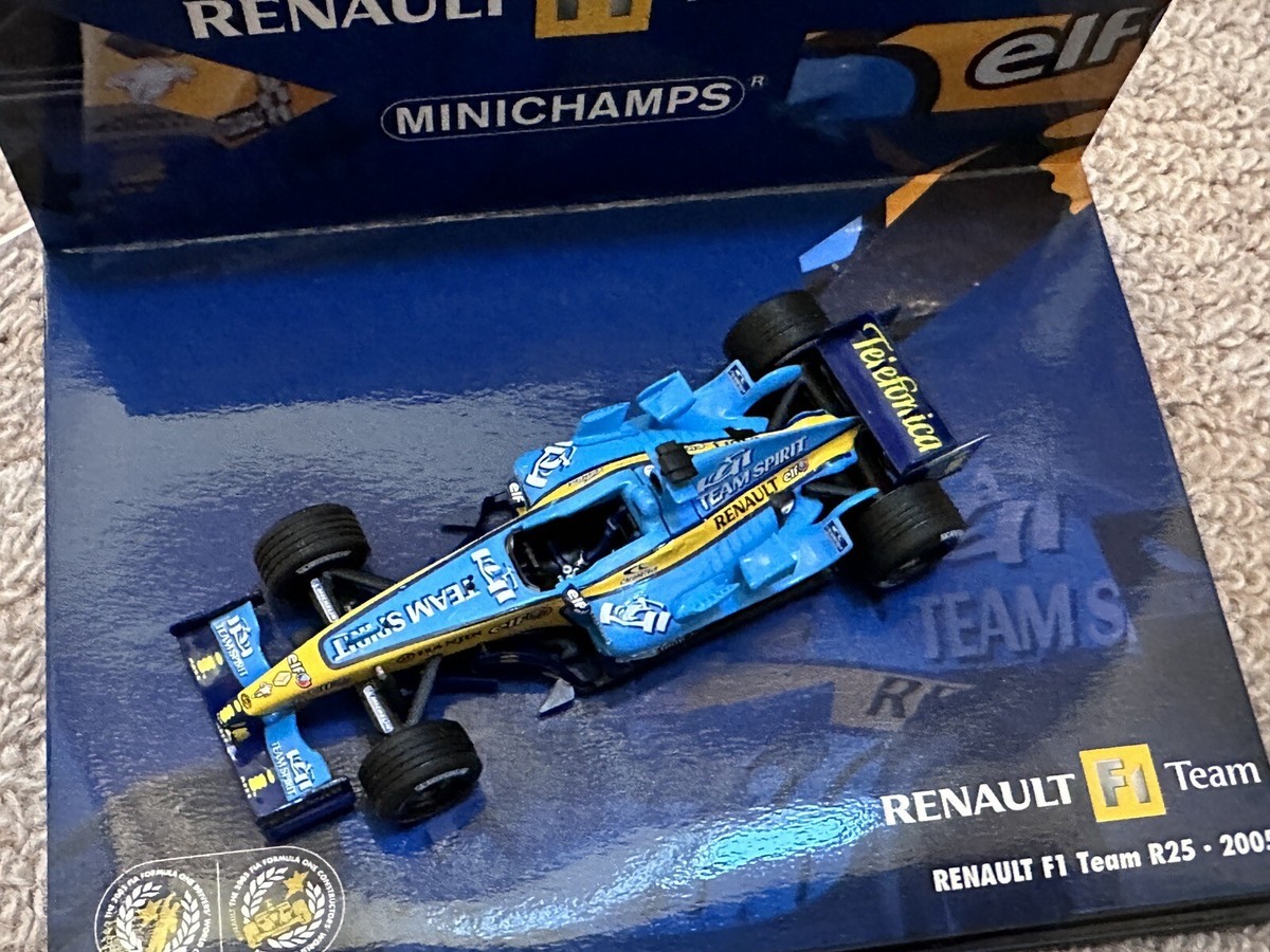 ミニチャンプス　1/43 F1 RENAULT 2005 1/43 ミニチャンプス ルノー R25 2005 F1 ワールドチャンピオン チーム