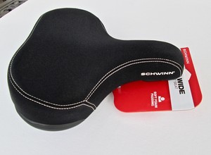 Schwinn Comfort Wide Soft Foam Padded Bicycle Bike Saddle Seat