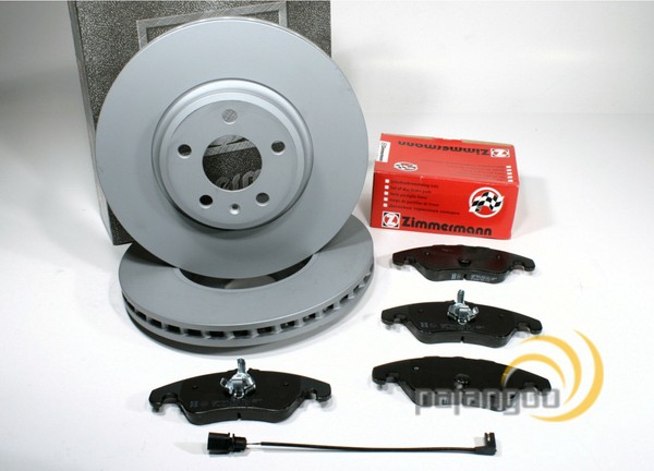 Zimmermann Bremsscheiben 345 Mm BremsbeläGe Vorne FüR Audi Q5-image