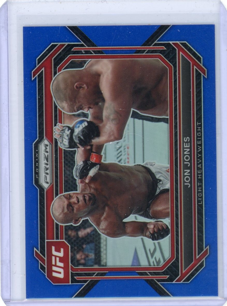 2023 Panini Prizm UFC Blue /175 JON JONES No. 74!