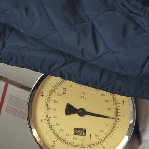 Onward Reserve Mens L Jacket Quilted Full Zip Blue Puffer Snap Waist Outdoor - Picture 11 of 11