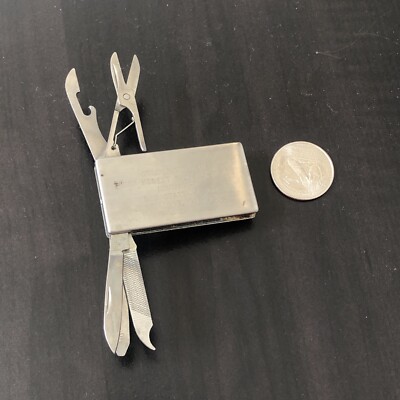 Compliments Of Enn Forest Multi-Purpose Folding Blades Tool Collectible