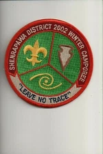 2002 Shenrapawa District Winter Camporee patch