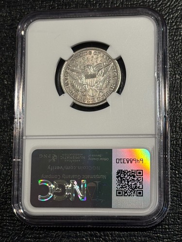 NGC UNC DETAILS 1898 P BARBER SILVER QUARTER DOLLAR-OLD US COIN-JAN108 - Picture 2 of 4
