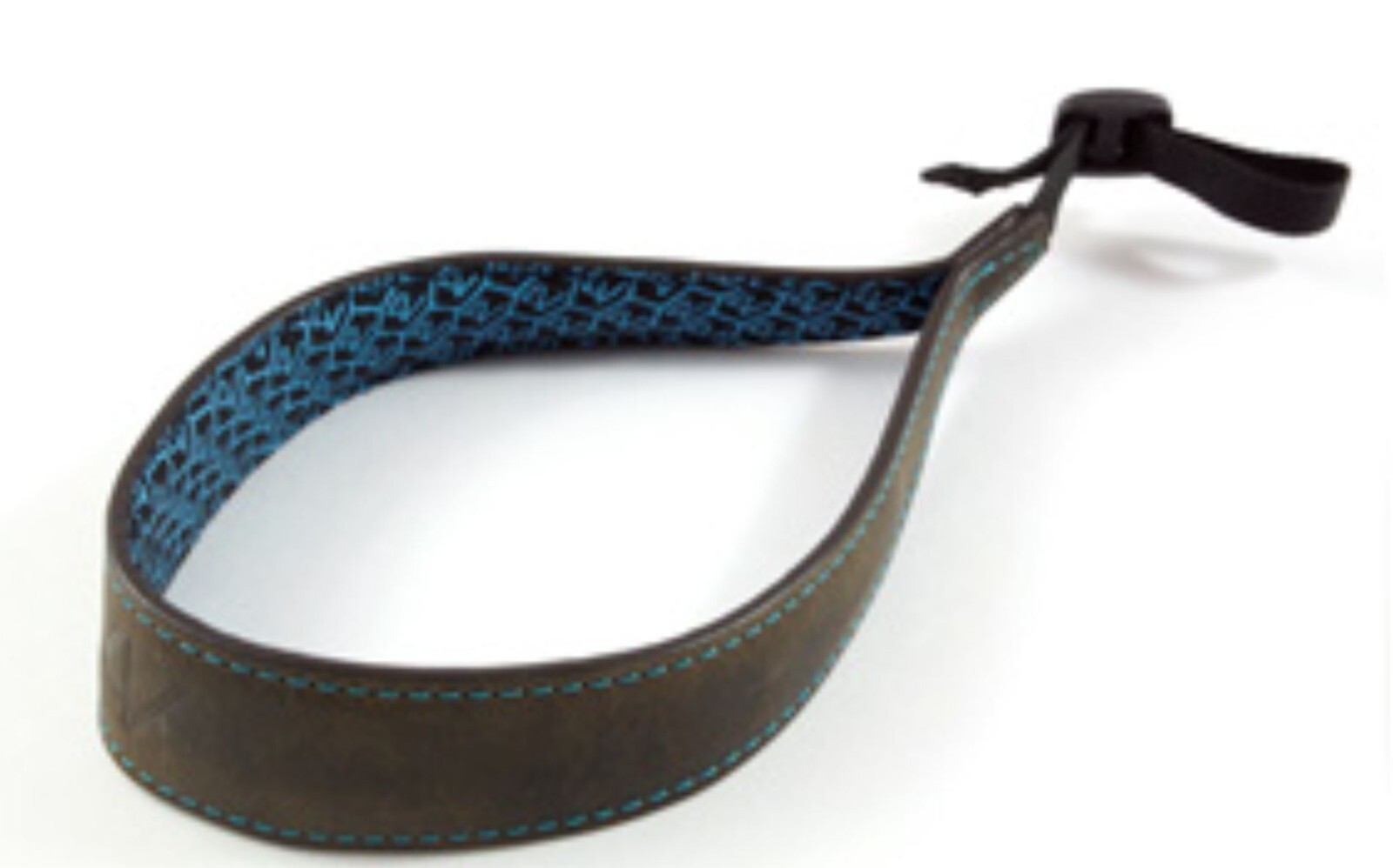 Sangle en cuir pour appareil photo hybride reflex confortable cyan