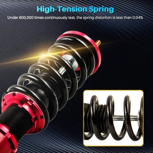 Coilovers & Rear Camber Arms Kit For Honda CR-V 1997-2001 Adjustable Height - Picture 4 of 12