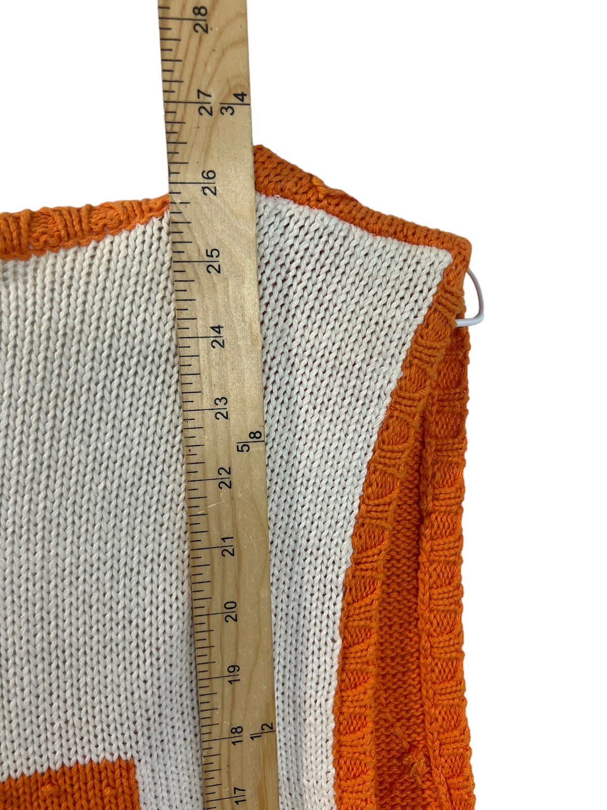 Tennessee Volunteers VOLS Vintage Birch Bros Knit Zip Sweater Vest