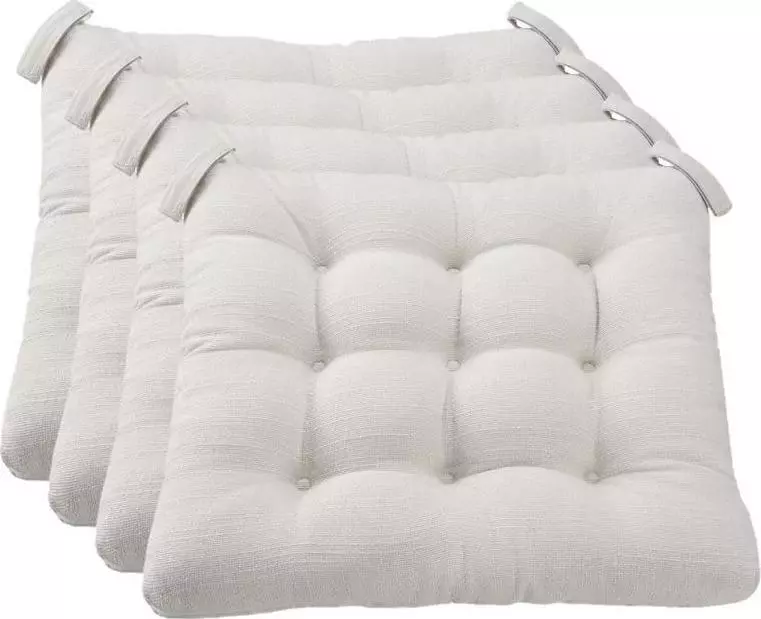 Cream colored chair cushions hot sale