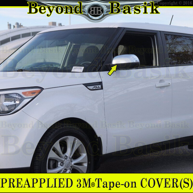 For 2014 2015 2016 2017 2018 2019 Kia Soul CHROME Mirror COVERS 