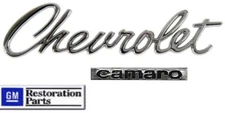 1967 Camaro  HOOD, Header Panel Or Trunk Lid Emblems, 2 EMBLEMS