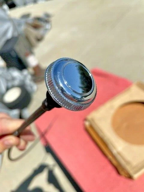 Pontiac Tempest LeMans GTO 1969-72 perilla de cable de control de ventilación de conducto de aire #7735914 Foto 4 de 4