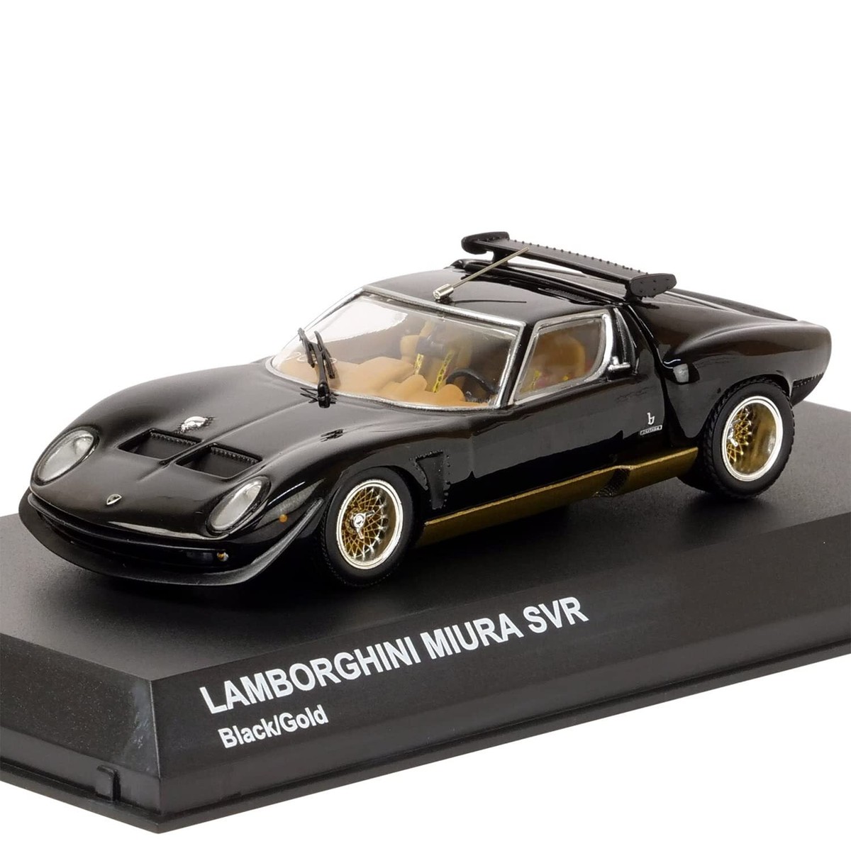 Kyosho 1/43 Lamborghini Miura SVR Black Gold KS03203BKG From Japan