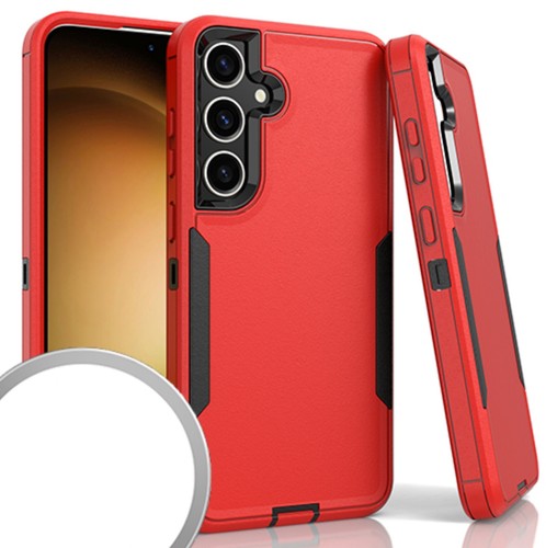 Hartglas / Dual Hybrid Handyhülle für Samsung Galaxy S24+ S24 Plus SM-S926 - Bild 4 von 5