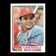 Sixto Lezcano 1982 Topps St. Louis Cardinals #727 R313H 36