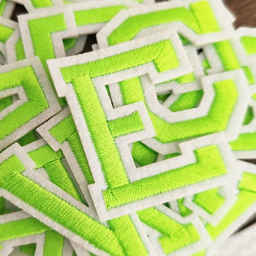 26pcs A-Z Alphabet Letters Patches Iron on Applique Sewing Badge DIY Clothing - Picture 36 of 68