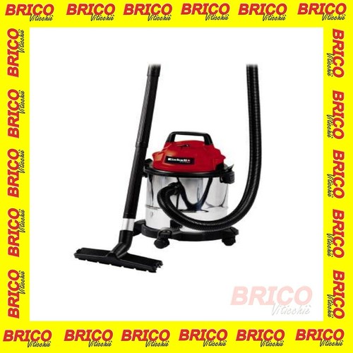 Bidone aspiratutto Einhell TC-VC 1812-S Bidone in acciaio lt. 12 Aspira  liquidi | eBay