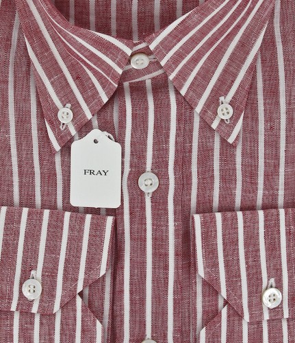 Fray White and Red Shirt Medium - Picture 2 of 4