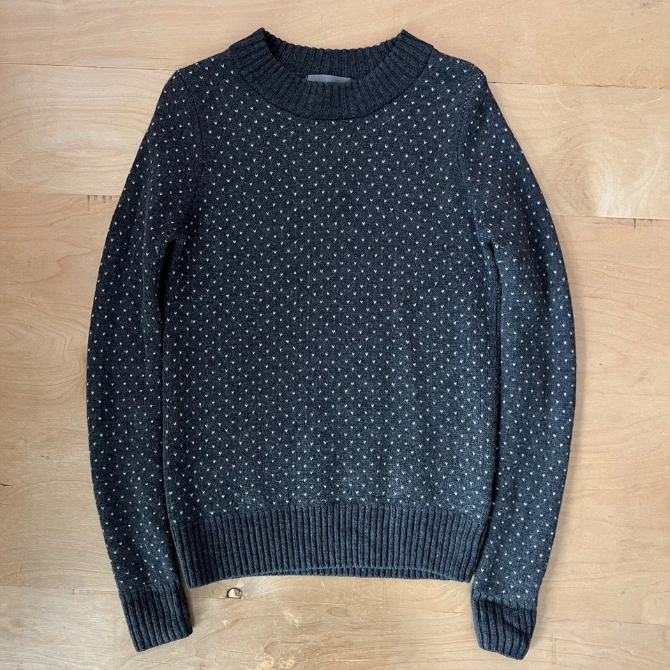 Icebreaker мериносовой шерсти свитер женщин маленький серый пуловер верхняя одежда - Изображение 2 из 4