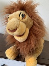 Disney Lion King Adult Simba Plush Hand Puppet Stuffed Animal Mufasa Large 30"