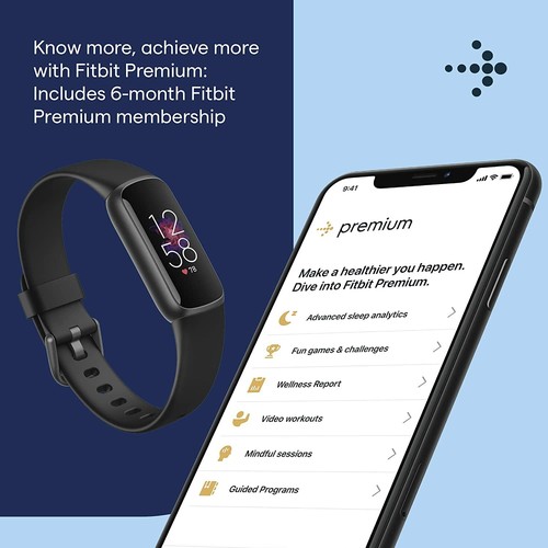 Used Very Good - Fitbit Luxe Health & Fitness Tracker - Picture 6 of 6
