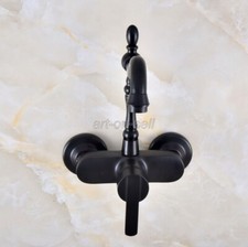 Oil Rubbed Brass Single Handle Kitchen Sink Swivel Faucet Vessel Basin Mixer Tap
