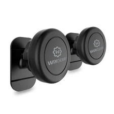 WixGear 2 Pack Stick On Dashboard Magnetic Car Mount Holder for all smartphones