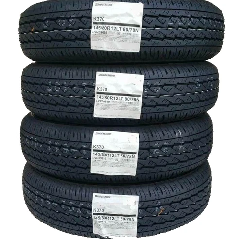 Bridgestone K370 145/80R12 6PR 80/78  Summer Tire Kei Truck Light Truck Set of 4