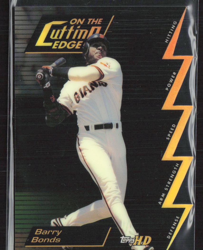 2000 Topps HD #CE3 Barry Bonds On the Cutting Edge