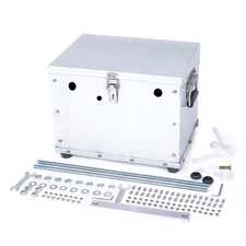 Lockable Aluminum Battery Box Relocation Kit Universal Billet Race Off Road Kit