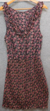Free People Women I'm Your Favorite Mini Dress S Purple Floral Smocked Blouson