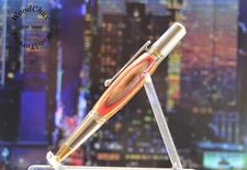 Pen Handmade Colorgrain Wood Writing Pens Artwork USA SEE VIDEO 1522