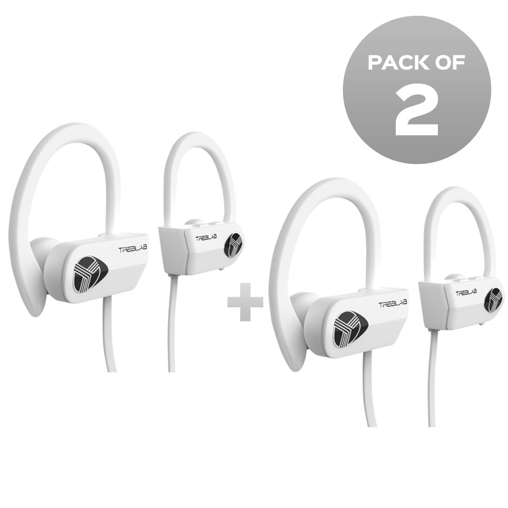 TREBLAB XR500 Bluetooth Earbuds Best Wireless Headphones Running Sport Pack  of