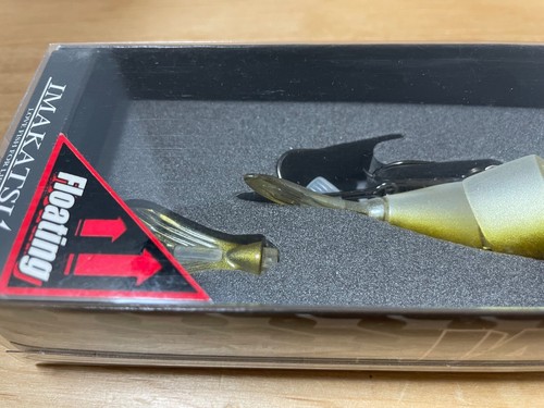 Señuelo de pesca IMAKATSU JAVALLON duro #12 AYU swimbait EVERGREEN superficie Topwater - Imagen 9 de 11