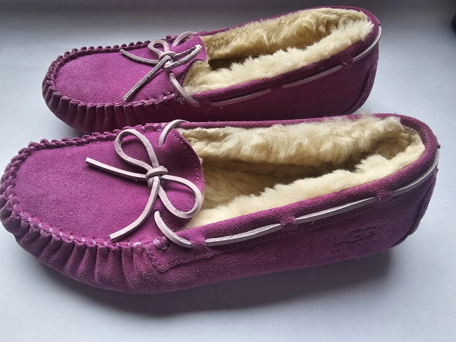 MOCASSINI DONNA UGG DAKOTA RGT MTRS Pelliccia Calda Accoglienti MOCASSINI TAGLIA 5