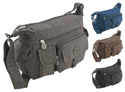 + Damen Tasche Umhängetasche Schultertasche Shopper Citybag Crinkle-Nylon 9003